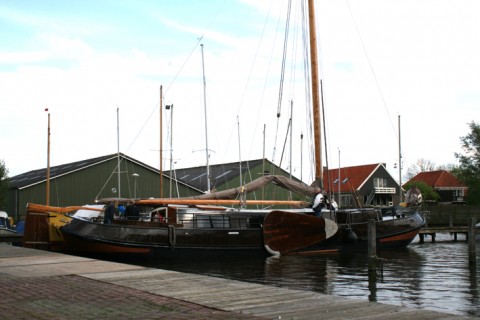 Boot 080605 • Traditioneel zeilschip Fluessen • Wantij 