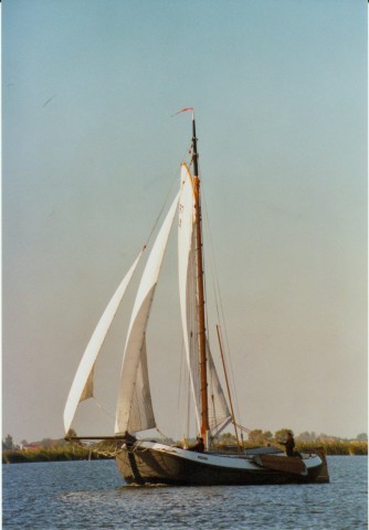 Boot 080616 • Traditioneel zeilschip Fluessen • Sjouwerman 