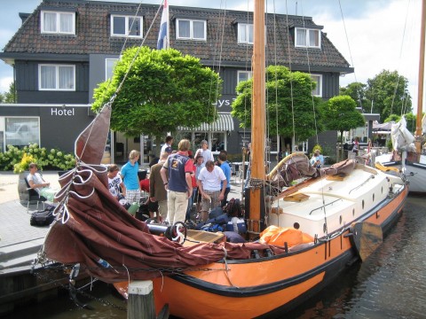 Boot 120129 • Traditioneel zeilschip Sneekermeer • De Oranje Schuit 