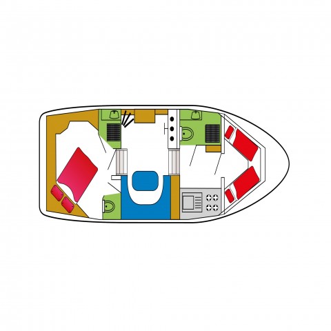 Verblijf 080109 � Boot Fluessen � Dani�lle Morrakruiser 1250  