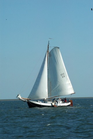 Boot 080622 &bull; Traditioneel zeilschip Fluessen &bull; Vrouwezand 