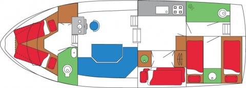 Verblijf 120710 � Boot Fluessen � Saint Tropez Denautic  